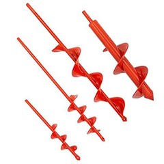 MAXCCINO Auger Drill Bit for Planting Set of 4, Garden Ground 1.6 inches