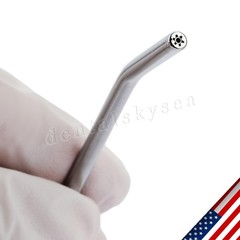 50 Pcs Dental Metal Spray Nozzles Tips For 3 Way Air Water Triple Syringe USA