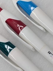 500 Bulk Misprint Pens Lot JAVALINA by HUB PEN White & Multicolor Mixed Case