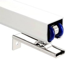 2Pc Sliding Door Roller Hardware Slide Doors Pulley Wheels Casters Rail Track