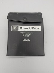 Brown & Sharpe 4pc Pin Vise Set 0-0.2 inch w/Case & Box (Model 599-790)
