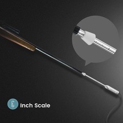 26inch Rigid Rifle Borescope, 0.2inch Probe, 4.5inch HD Screen