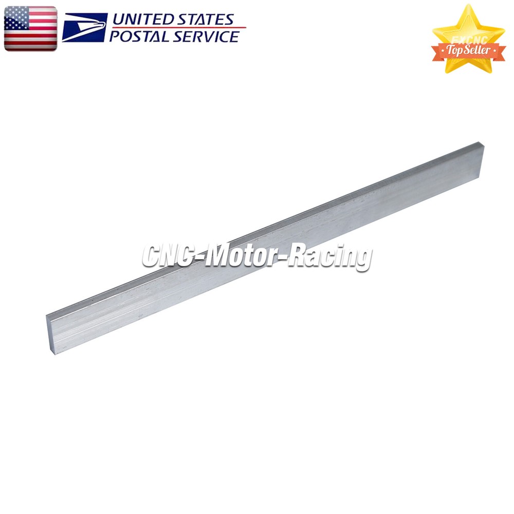 2pcs Aluminum Raw Alloy Material Flat Plate Long 300mm/11.81inch Thick 6mm/0.23″