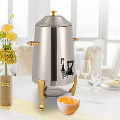 400W Insulated Beverage Dispenser for Hot Drinks 3.43Gal Stainless Steel USA