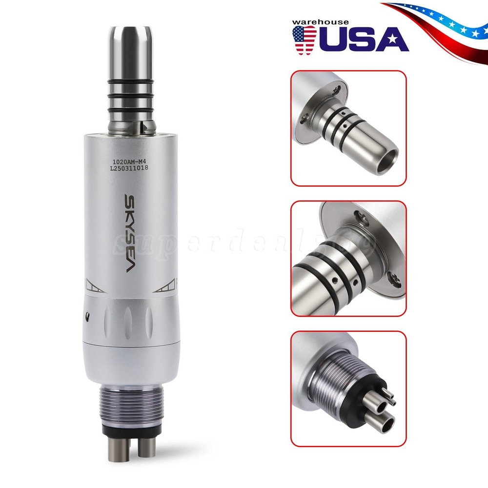 1-10 PCS SKYSEA Dental Inner Water E-Type Air Motor 4 Hole Handpiece Low Speed
