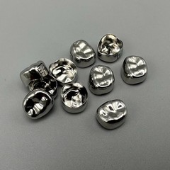 48 Dental Kids Primary Molar Crowns Stainless Steel Pediatric crown 48 Sizes USA