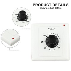 Perfect for Home and Commercial Use Mechanical and Electronic Timer Switch