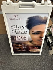 A-frame 24×36 Aframe Sidewalk Sign Sandwich Board Deluxe Signicade Quality