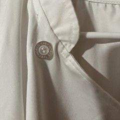 Chef Works Coat Mens 2XL XXL White Long Sleeves
