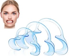 3 x Retractor de mejillas Blanqueamiento de dientes Abridor de Boca Dentista