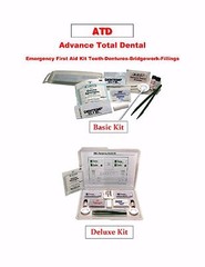 EDK Emergency Dental 1st Aid Kits Deluxe and Mini Kits Bridges-Fillings-Denture