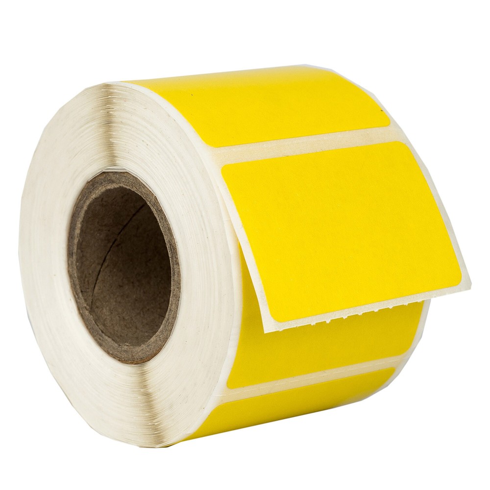 ZEBRA ELTRON 1.5×1 COLOR 1-1/2″ x 1″ YELLOW Direct Thermal Labels 1 Roll / 520