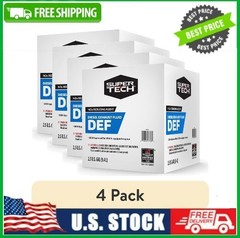 (4 pack) Super Tech DEF Diesel Exhaust Fluid, 2.5 Gal