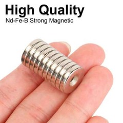 10-60Pcs 15x3mm N45 Strong Countersunk Ring Magnet Rare Earth Neodymium Hole 3mm