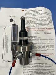 Tschorn Edge Finder Optical Acoustic CNC Measurement Probe 25mm Shank Germany