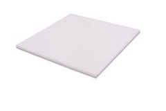 HDPE (High Density Polyethylene) Plastic Sheet,1/4” – .250″ x 12″ x 24” White