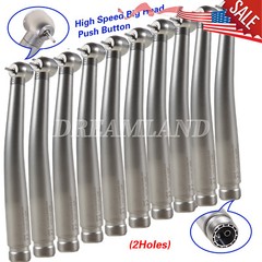 10X Pieza de Mano Dental de Alta Velocidad Estilo NSK Pulsador 2 Orificios CEE