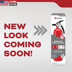 Kidde Basic 110 Fire Extinguisher for Home, 1-A:10-B:C, FA110G, 1 Pack | Residen