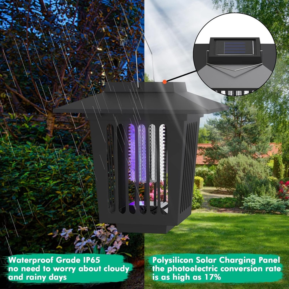 Courtyard Mosquito Killer Lamp (2PCS) – Outdoor Design for Patio & Garden Use