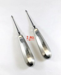 2 Pcs. Dental Elevators Spade Elevator Tip Concave Surgical dental instruments