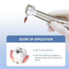 60PCS Dental Polishing Polishers Bur FG 1.6mm Mini Points Brownie Friction Grip