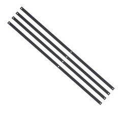 Universal Storage Shelving Brackets Black 4pcs Kit 19.6” (D) x 59.3” (H)