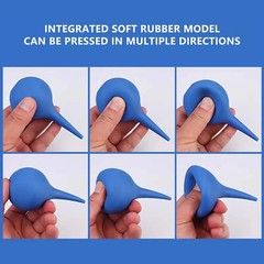 5Pcs Rubber Squeeze Bulb Ear Syringe Ball for Cleaning Cameras Lens Ear Cleaning