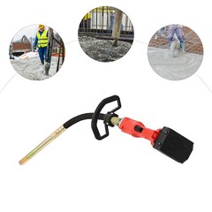 21V Cordless Concrete Vibrator 3000-6000 RPM Handheld Battery Powered Red