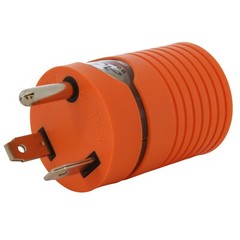 30A 125V NEMA TT-30 Male Plug to 20A 125/250V NEMA L14-20 Female Adapter
