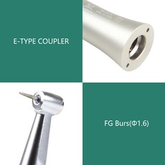 NSK Style Dental Slow/Low Speed FG 1.6mm Burs Contra Angle Handpiece Push Button