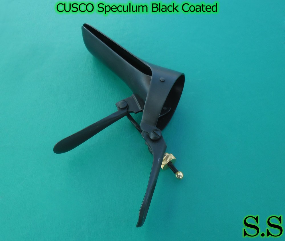 Black Coated Anal/Vaginal Dilation,Examination Speculum CUSCO Size Large