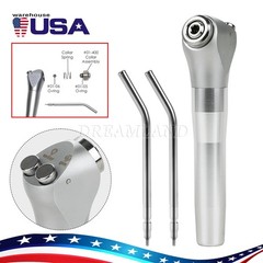 1-20*Dental Air Water Spray Triple Syringe 3 Way Handpiece w/ Nozzles Tips Tubes