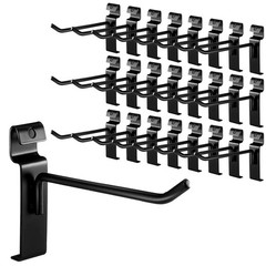 Corrosion Resistant Gridwall Peg Hooks – 25 Pack, Heavy Duty Maximizes Storage