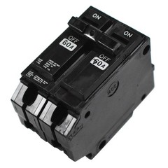 THQL2160 60 Amp 2 Pole Circuit Breaker 120/240V 10kA Plug-in for GE Load Centers