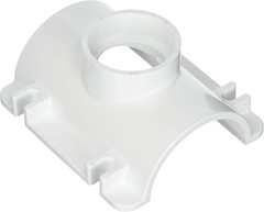 Oatey 3 in. x 2 PVC saddle tee kit 3-Inch x 2-Inch, White