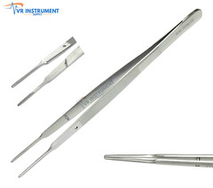 Gerald Tissue Forceps 7″ Straight Delicate Serrated Tip German Stainless Steel