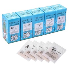 5000pcs Dental Ortho Elastic Rubber Bands Latex Braces Zoo Pack 3.5/5.0/6.5 OZ
