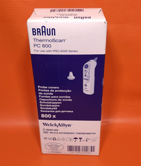 Braun ThermoScan PC 800 Thermoscan 6000 Series Probe Covers Box of 800 Covers
