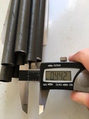 Carbon Fiber Tube Made in USA. 1/2″ / 12.45mm OD .44″ / 11.13mm ID X 20″ long