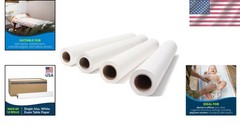 Medical Exam Table Paper White 21x125ft 12 Rolls Hygiene Barrier