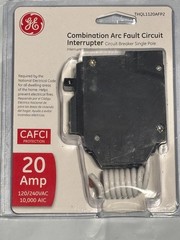 GE THQL1120AFP2 20A AFCI Single Pole Arc Fault Combo Circuit Breaker ABB