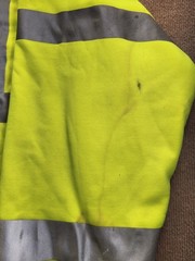Spiewak VizGuard Hi-Vis Yellow/Gray Full Zip Hooded Fleece Jacket 6XL NWT