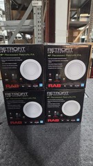 RAB 4″ Recessed Retrofit FA LED Downlight R4R89FA120WS, FA R4R89FA120WS