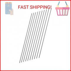 16 inches Long 1/8″(3.17) Diameter 304 Stainless Steel Solid Round Rod for，Metal
