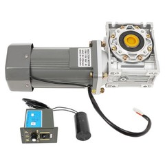 370W Worm Geared Motor w/ Speed Controller Powerful Electric Motor Gear Motor US