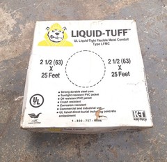 LIQUID TUFF FLEXIBLE METAL CONDUIT TYPE LFMC 2-1/2 X 25FT