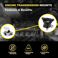 Genuine OE Quality Engine Motor Mount For Honda Civic 1.8L 2006-2011 Auto A4530