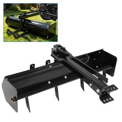 38″ Tow Behind Box Scraper Blade For universal Lawn Tractor & Adjustable Grip