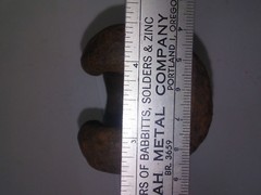 ANTIQUE! SOUVENIR SMALL CHOKER HOOK FROM REDWOODS LOGGING, ABOUT 2 & 1/2 POUNDS