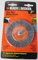 Black & Decker 70-131 3″ Fine Wire Wheel Brush
